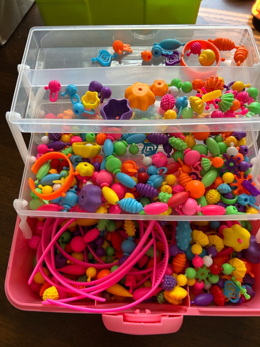 Kids Snap Snap Pop Bead Jewelry Making Set